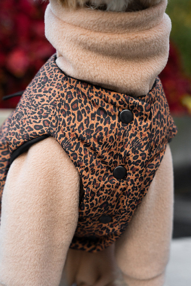 Leo vest — Leo print