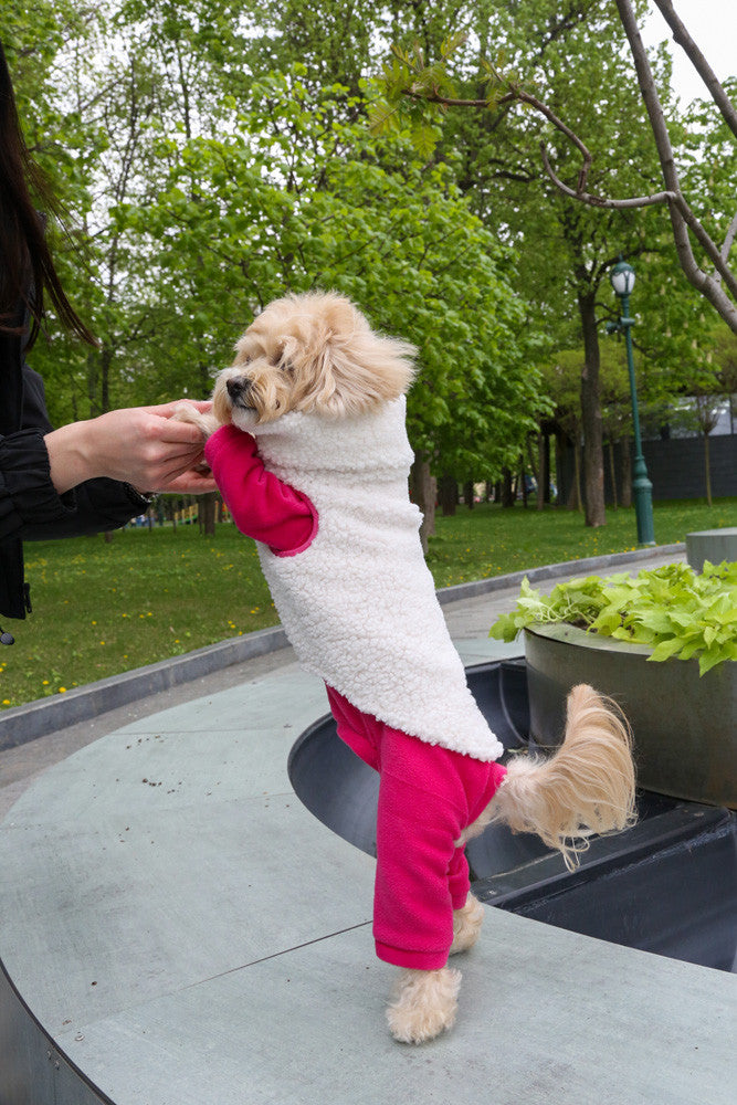 Vest Teddy — Fuksia