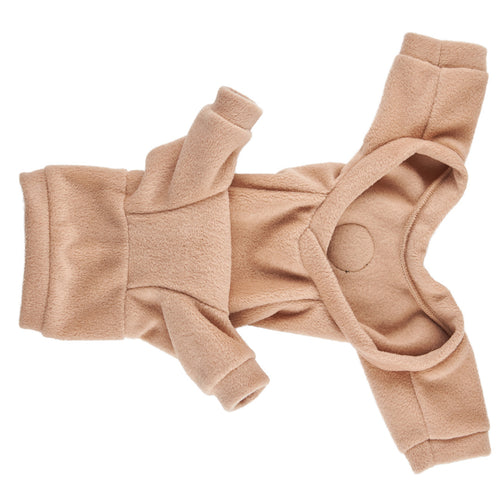 Fleece jumpsuit — Beige