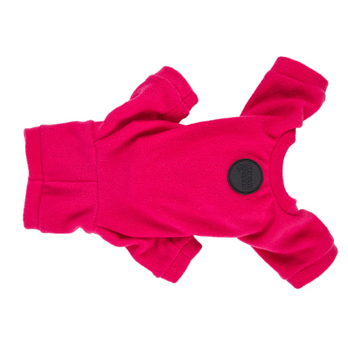 Fleece jumpsuit — Fuksia