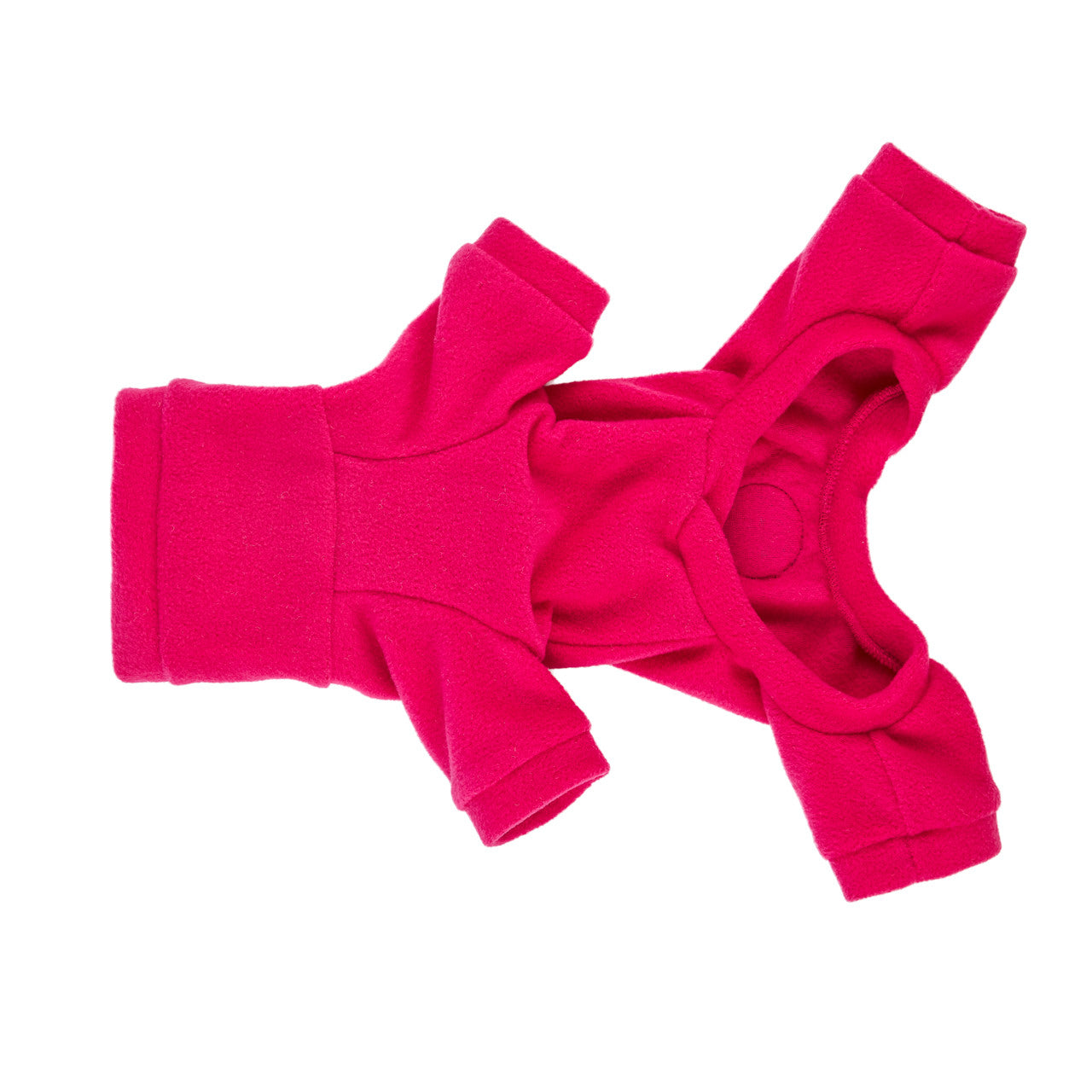 Fleece jumpsuit — Fuksia
