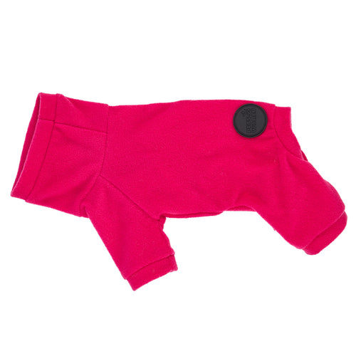 Fleece jumpsuit — Fuksia