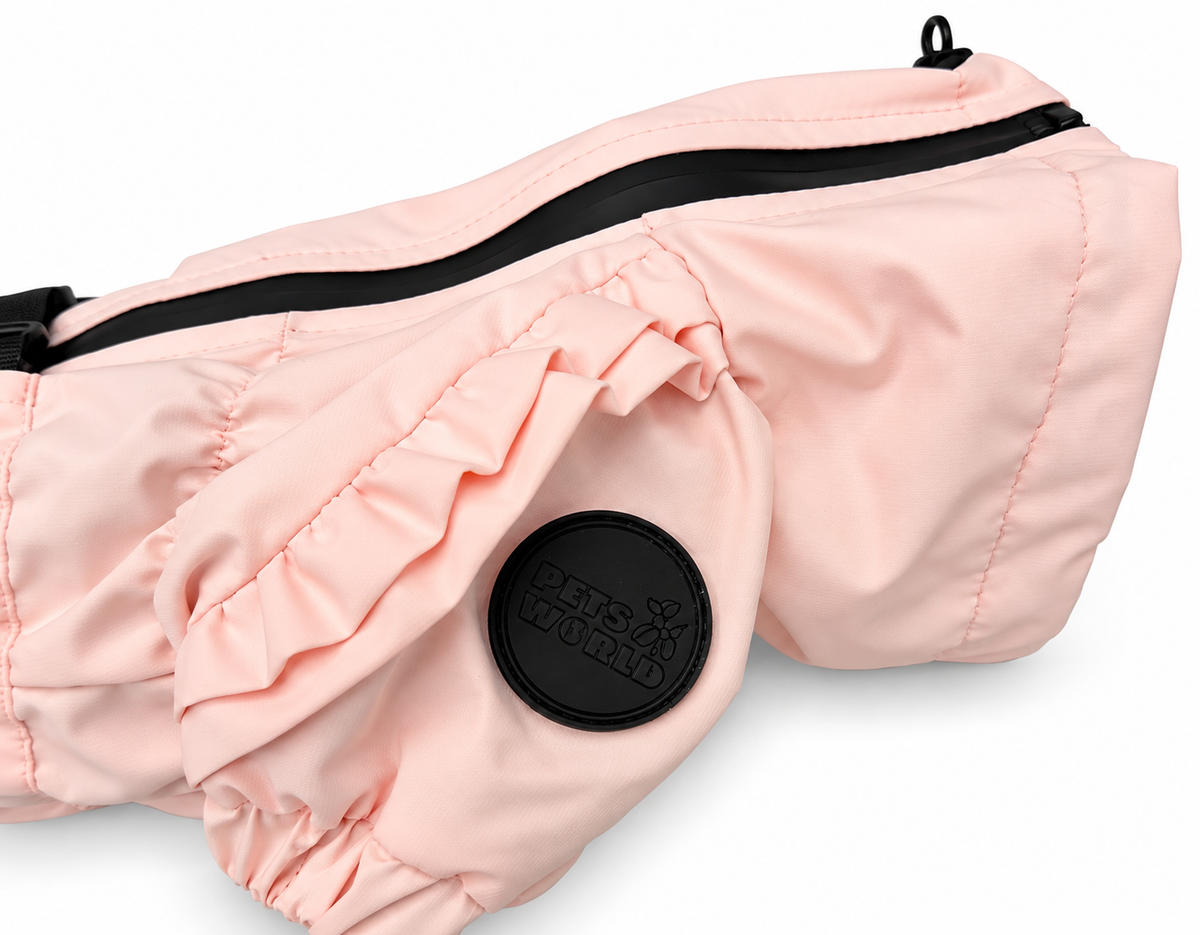 Membrane waterproof dog suite powder pink — Girl — Fleece