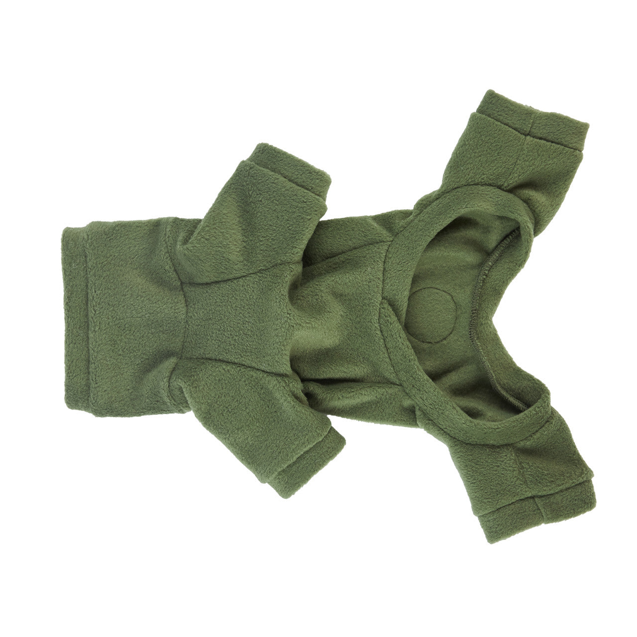 Fleece jumpsuit — Khaki
