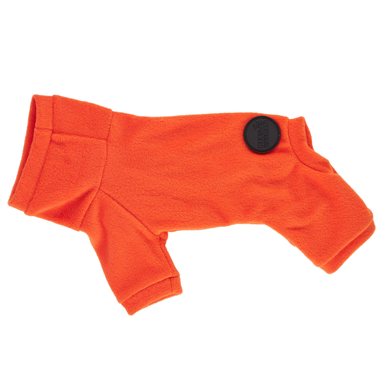 Fleece jumpsuit — Orange