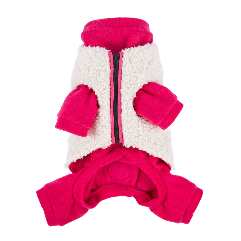 Vest Teddy — Fuksia