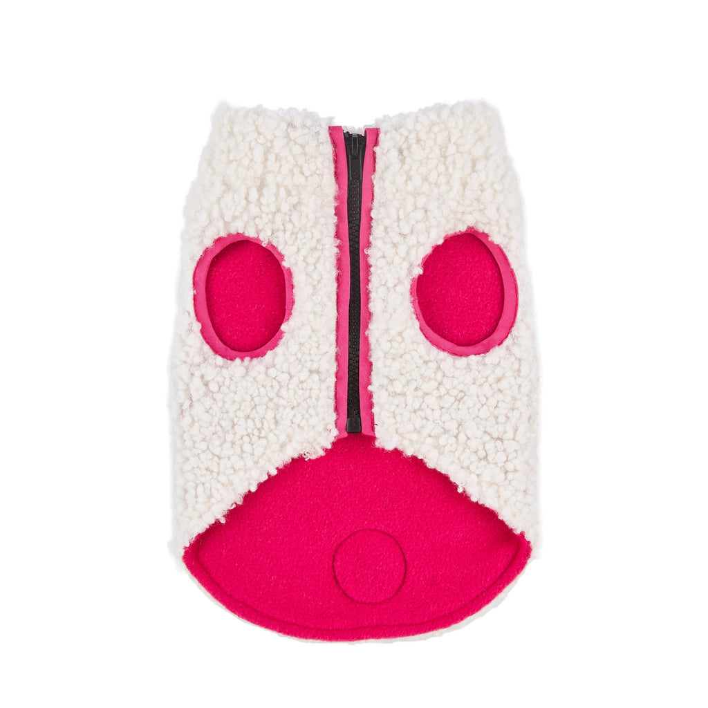 Vest Teddy — Fuksia