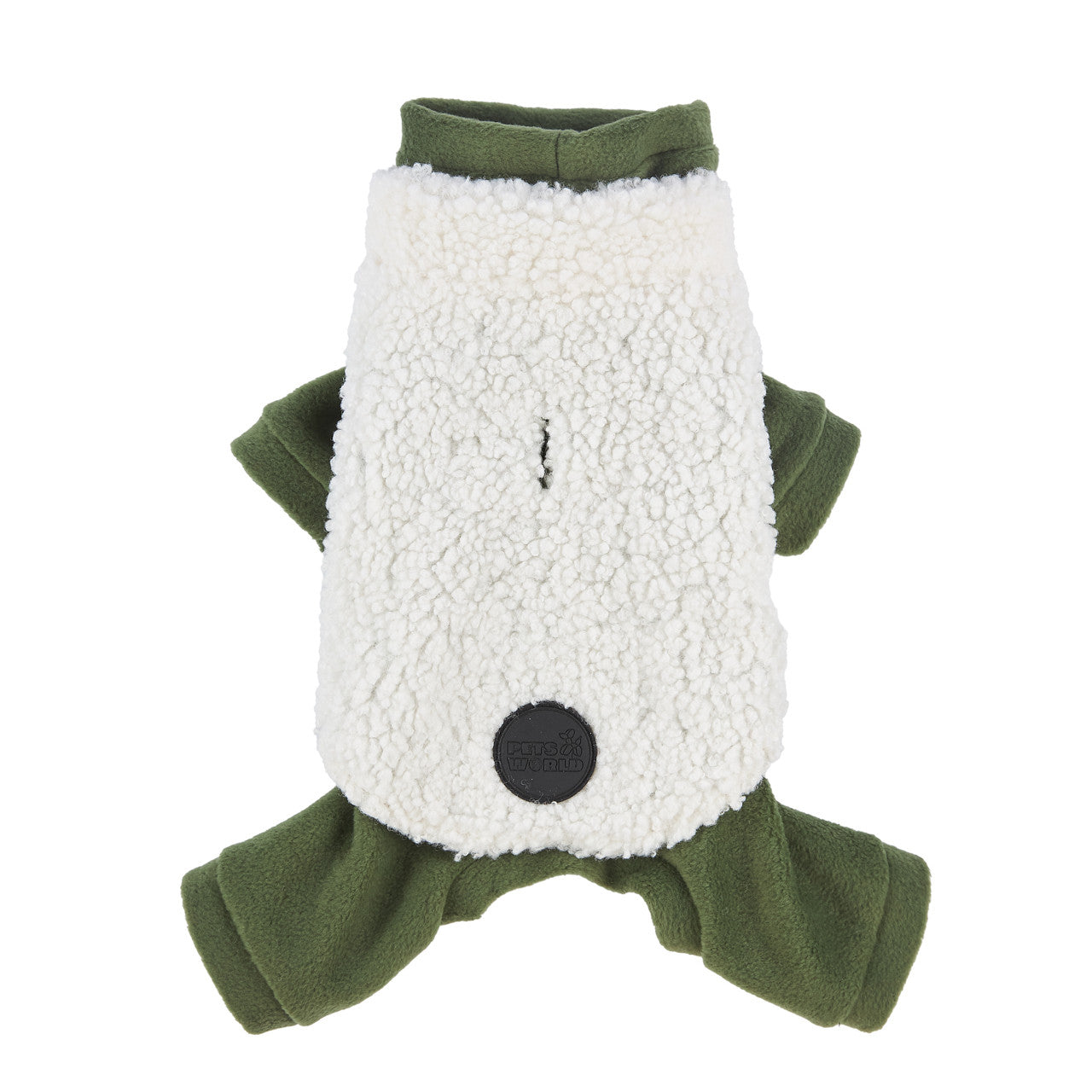 Fleece jumpsuit — Khaki