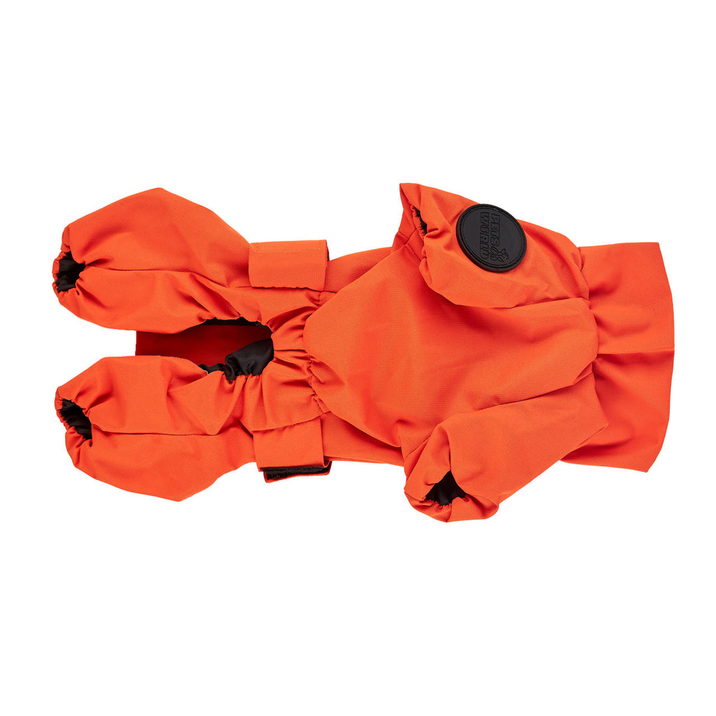 Membrane waterproof dog suite orange — Boy — Synthetic down insulation with fleece