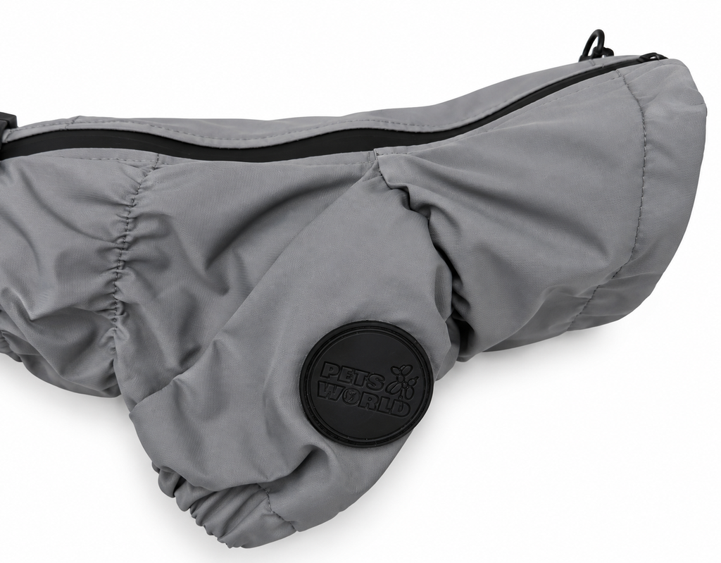 Membrane waterproof dog suite grey — Boy — Lightweight silky