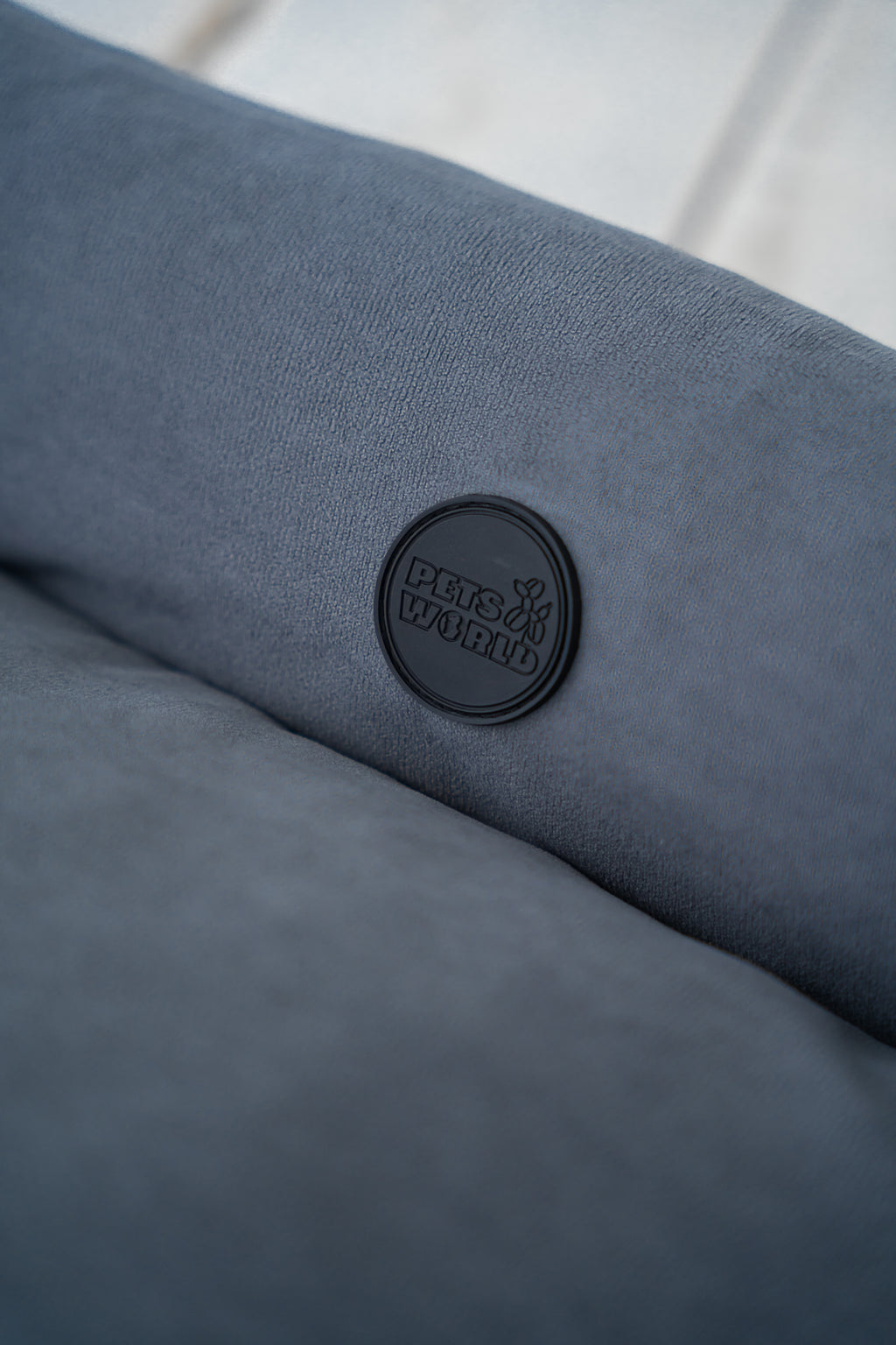 Dog bed "Comfort" velour — Dark Grey