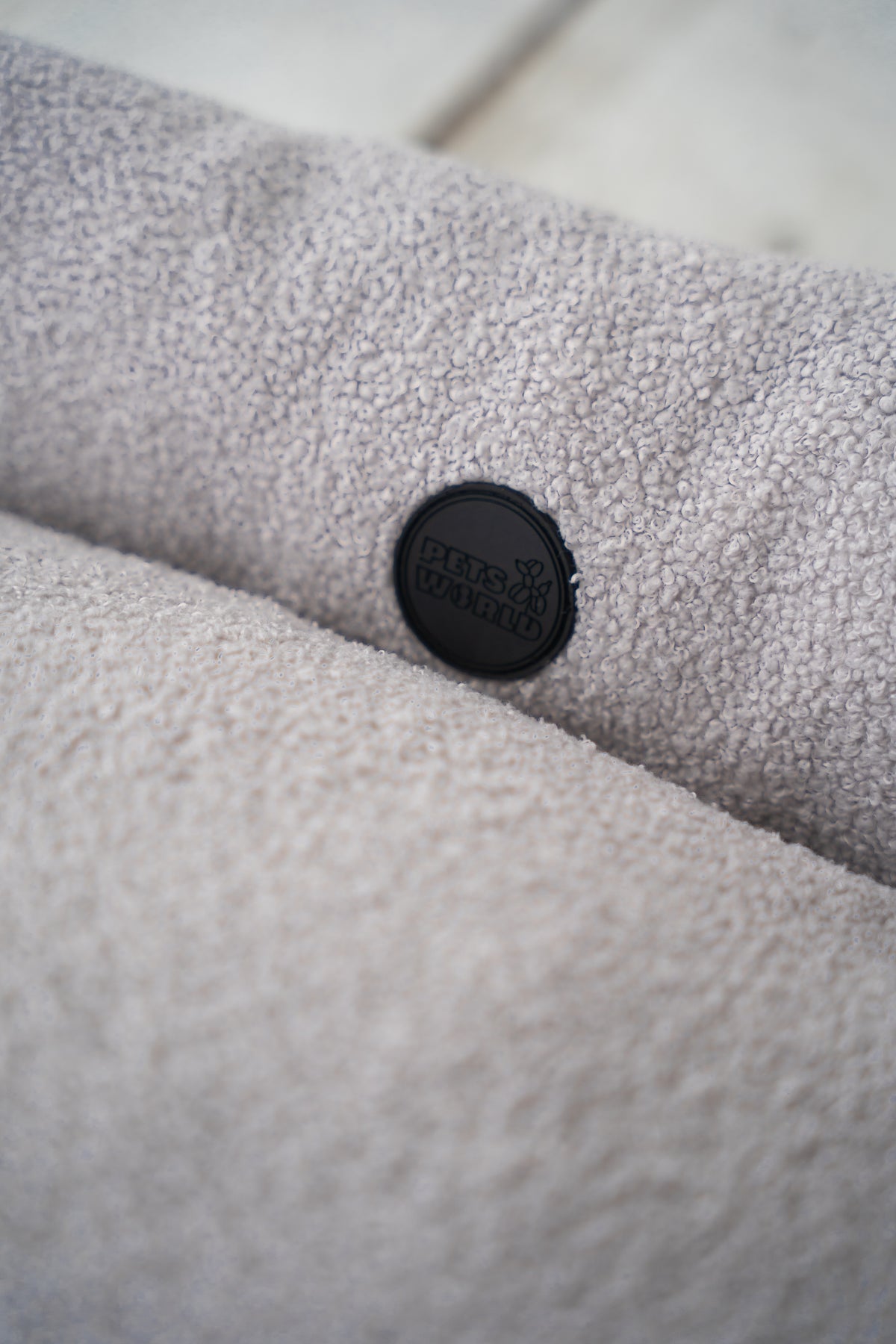 Dog bed "Comfort" boucle — Grey