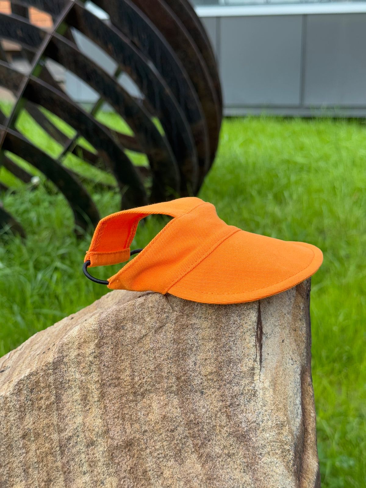 Dog cap — Mustard Denim