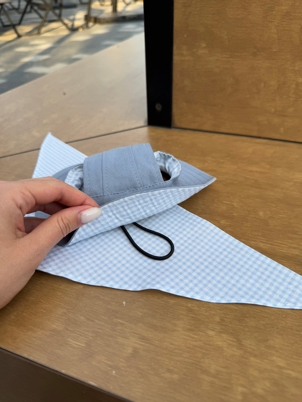 Dog bandana — Light Blue