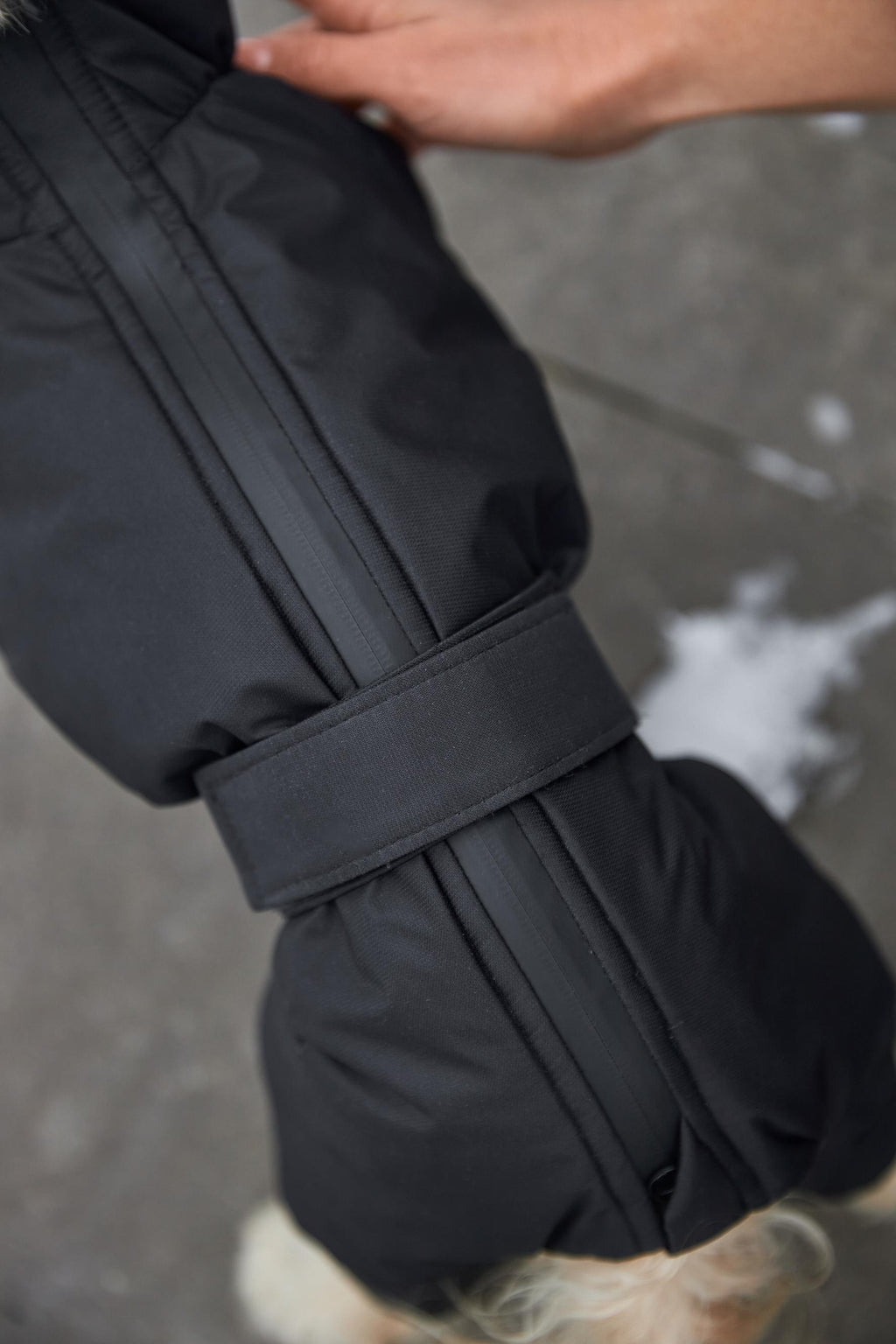 Membrane jumpsuit fleece-lined — Black