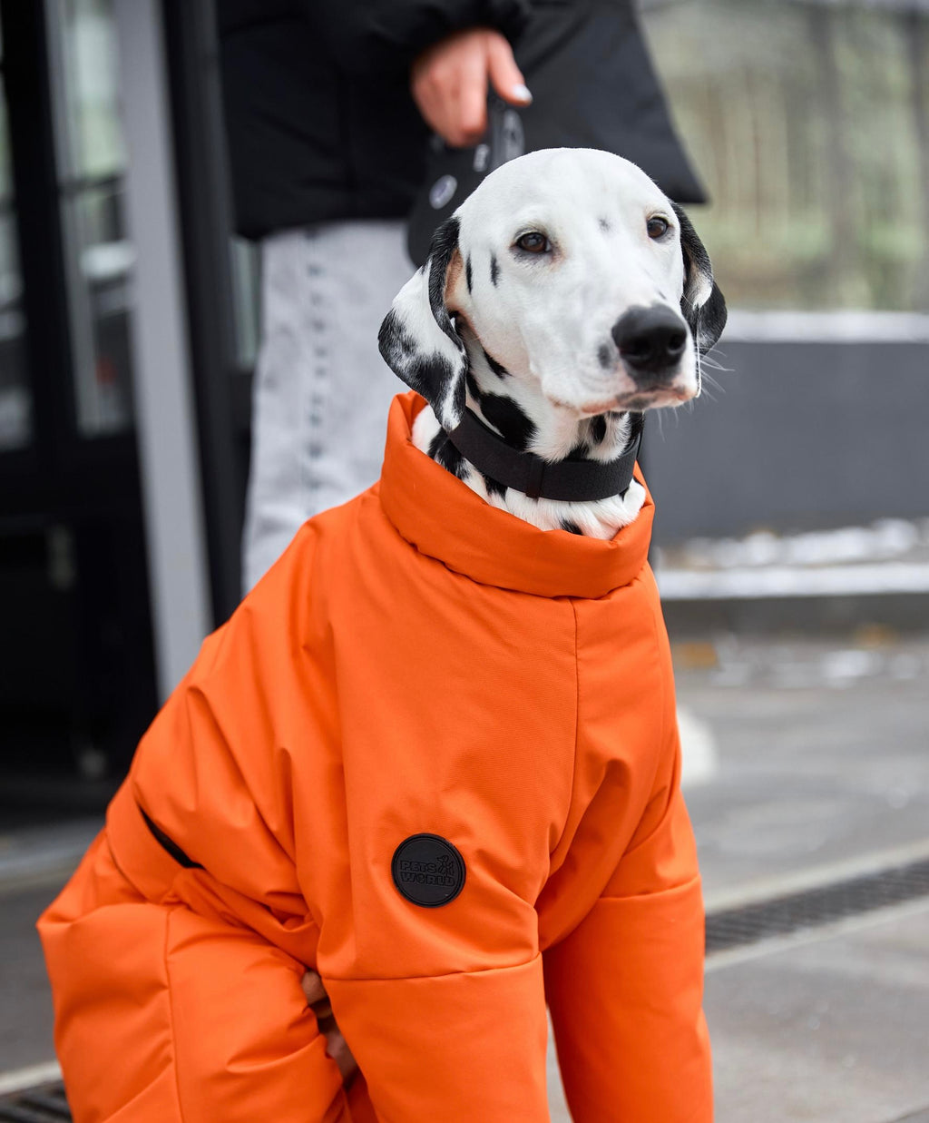 Membrane jumpsuit fleece-lined — Orange