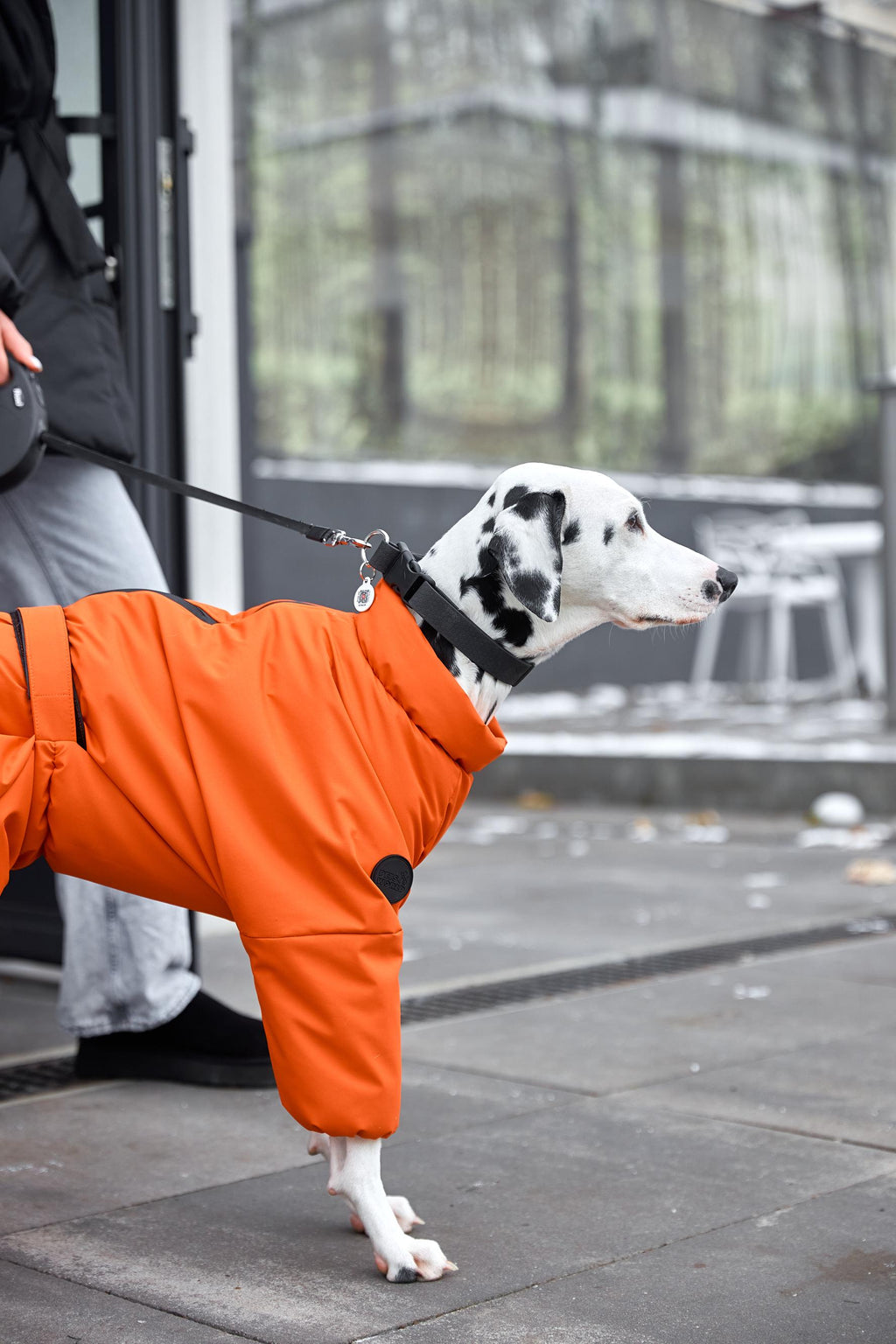 Membrane jumpsuit fleece-lined — Orange