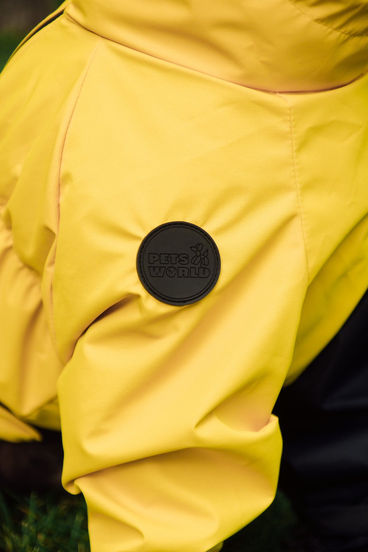 Membrane waterproof dog suite yellow black — Boy — Lightweight silky