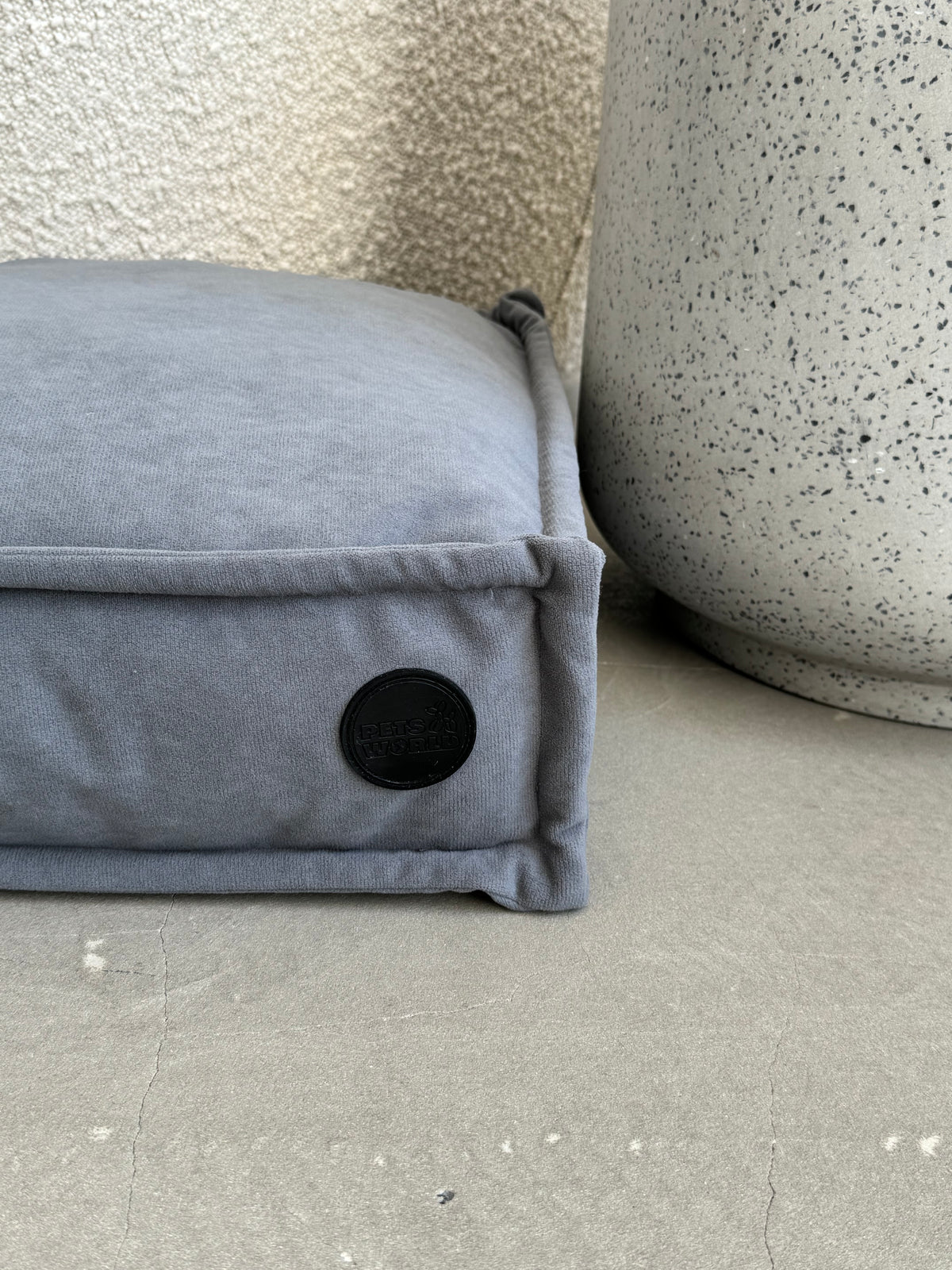 Dog pillow bed — Dark Grey